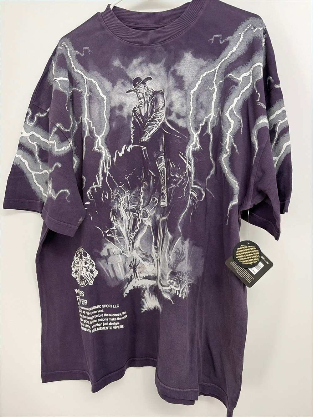 Darc Sport The Last Ride Premium Undertaker Tee Men's Size X-Large New 2026 WWE